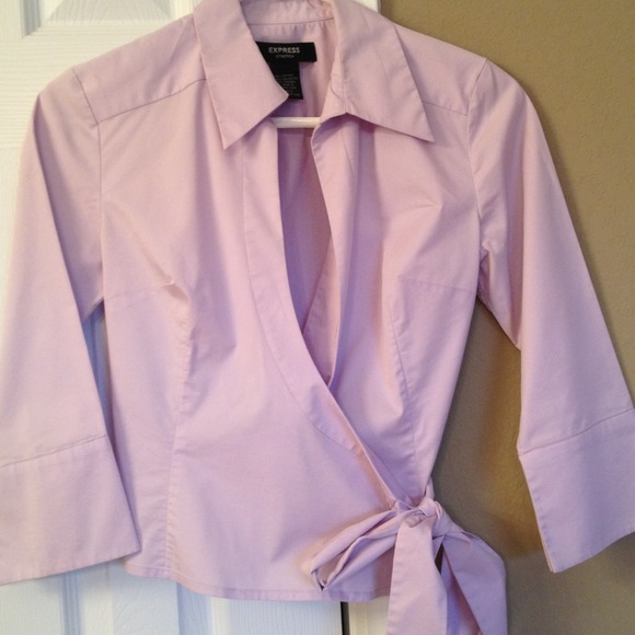 Light Lavender Wrap Express Shirt - Picture 1 of 2