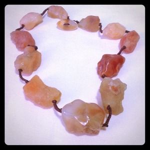 Carnelian Chunks Necklace!