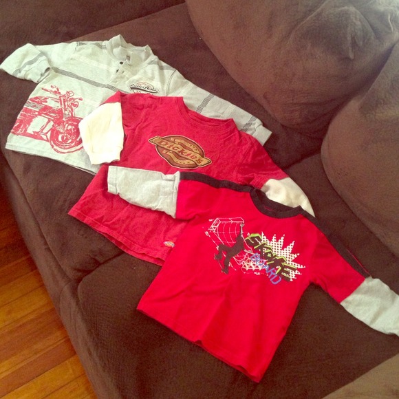 Seven long sleeve shirts size 5T - Picture 1 of 4