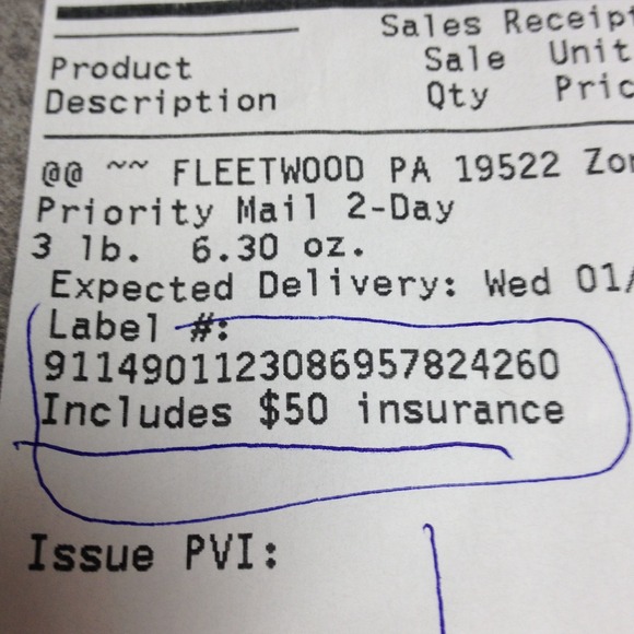 Proof of shipping!! - Picture 1 of 1