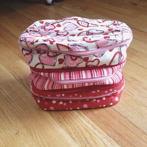 3 Tier Stackable Travel/ Makeup Bag