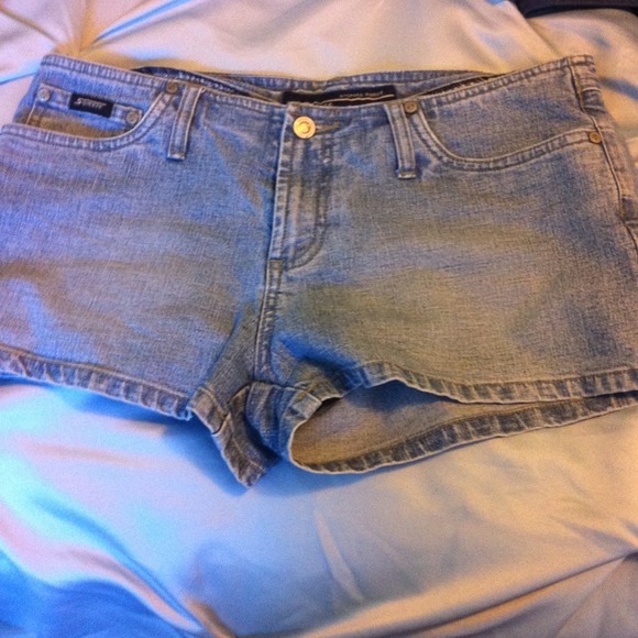 Denim shorts