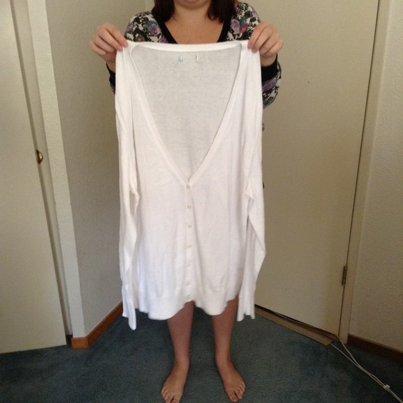 SOLD NWOT white cardigan