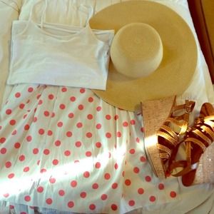 JCrew size 8 polka dot skirt