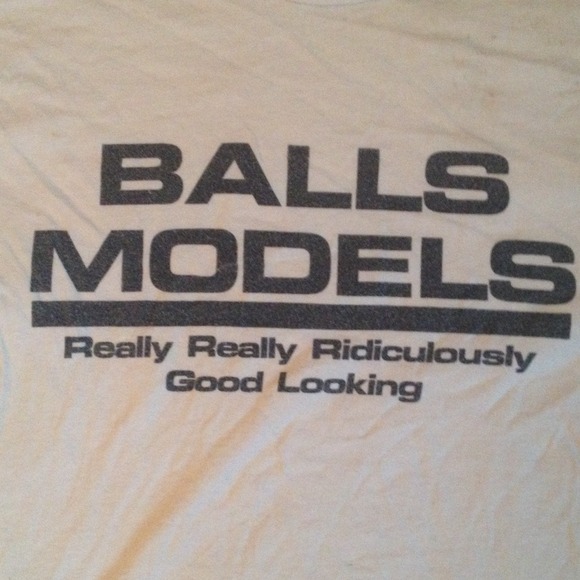 Balls models (zoolander) mens t shirt - Picture 3 of 4