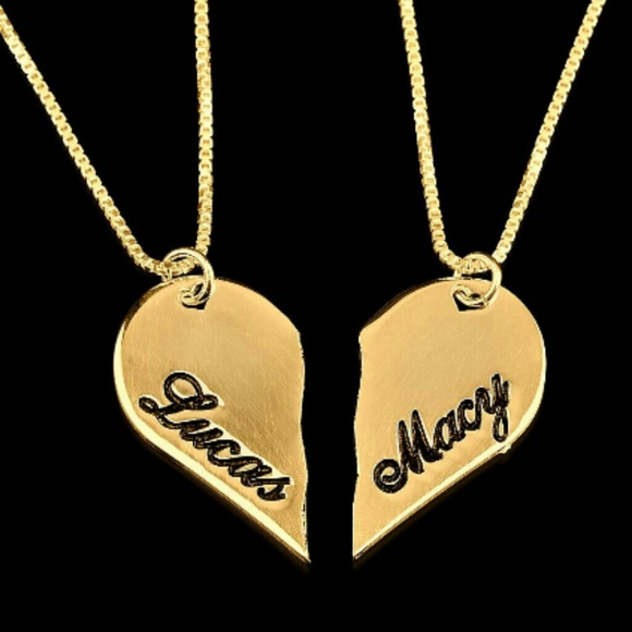24K Gold Plated Breakable Heart Necklace