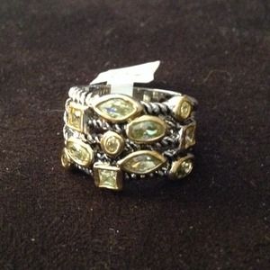 Peridot Gemstone Band Ring