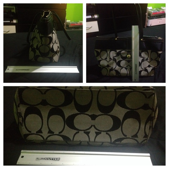Black Coach Tote - Picture 4 of 4