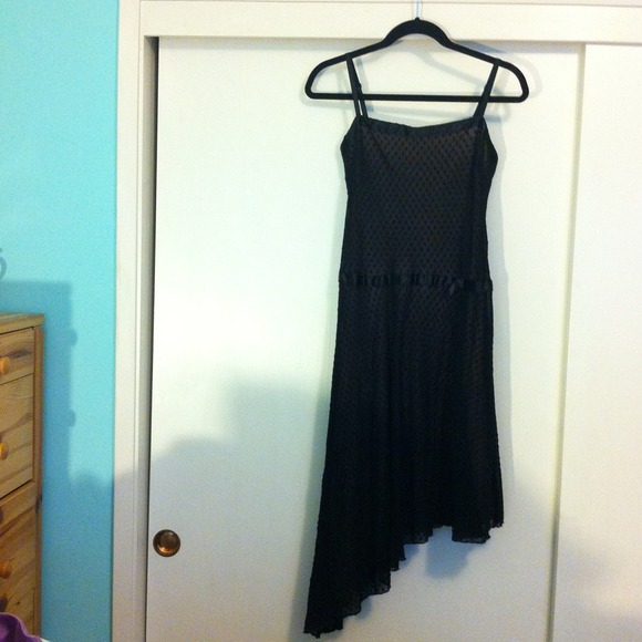 Black lace dress