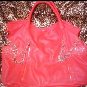 Beautiful studded Betsey Johnson bag
