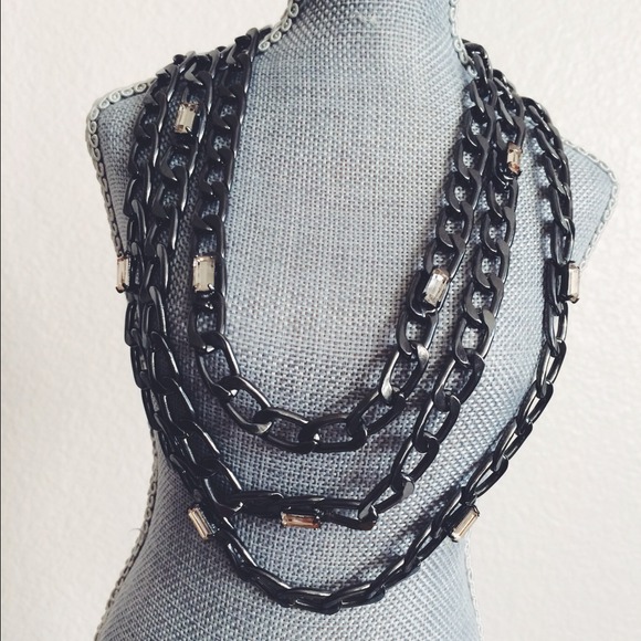 🎀SOLD🎀NWOT Gunmetal Chain Necklace