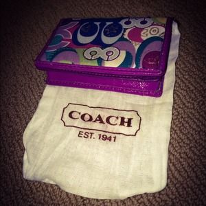 🚫SOLD🚫🎀COACH WALLET🎀