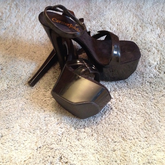 Black costume heels