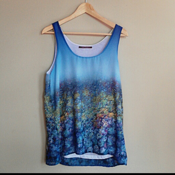 *SOLD IN BUNDLE* Watercolor blouse