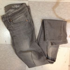 Grey gap skinny legging jeans