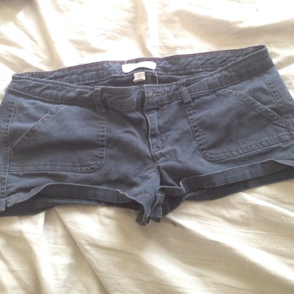 Navy blue Hollister shorts