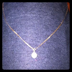 Gold & pearl necklace