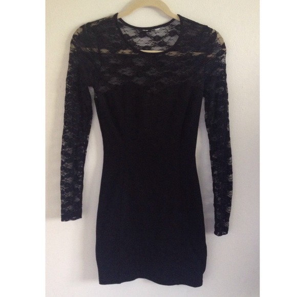 H&M Dresses & Skirts - H&M Black Lace Bodycon Dress LBD