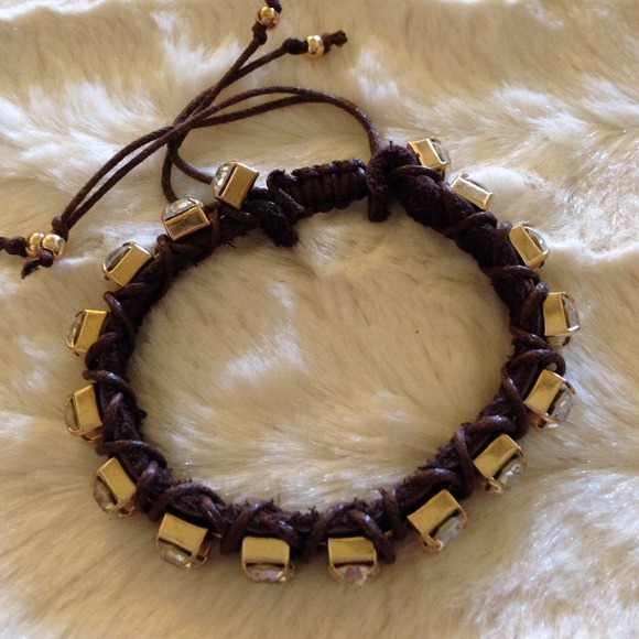☀️☀️☀️NWOT brown/gold tone bracelet - Picture 3 of 3