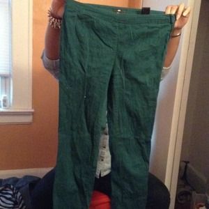 Green pants