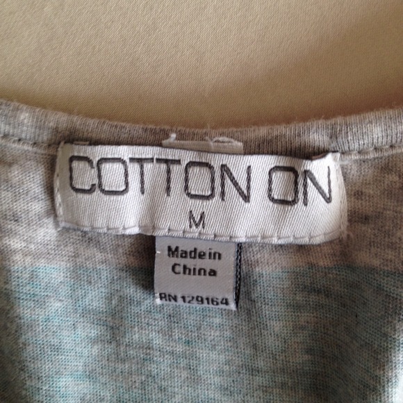 Cotton On Blue & Gray Striped Tank - Picture 7 of 8