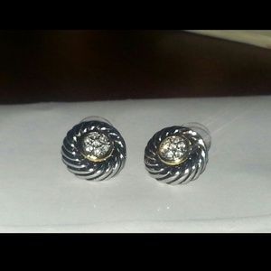 David Yurman Inspired earrings NEW
