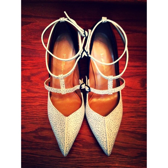3.1 Phillip Lim embossed blk/wht heels