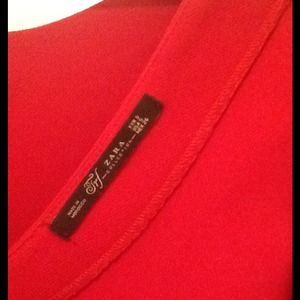Zara Red Sheath dress.