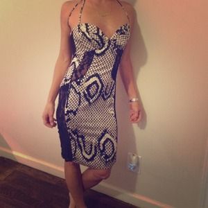 DOLL leopard lace dress