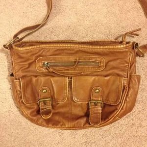 🚫sold🚫Brown Mossimo imitation leather hobo bag