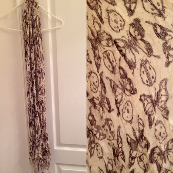 Brown & beige scarf
