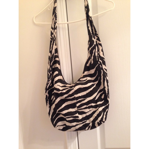 Zebra print bag