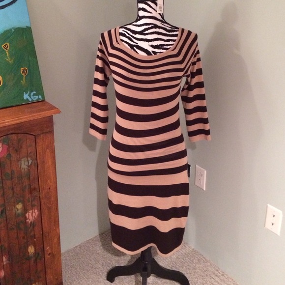 Brown Striped Dress!