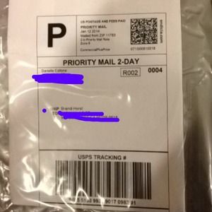 Package being put in the mall in the morning!