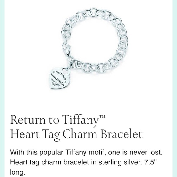 💯Authentic Tiffany's 💙 tag bracelet.