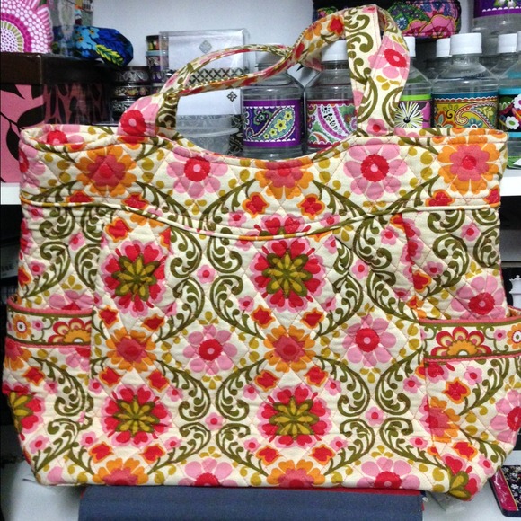 Vera Bradley Pleated Tote