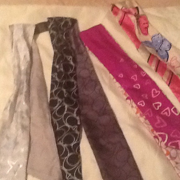Coach bag scarf