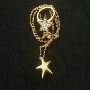 Star necklace and ring set