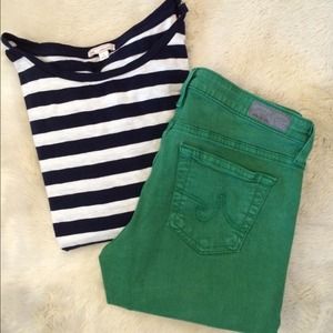 used ag stevie slim straight ankle jeans