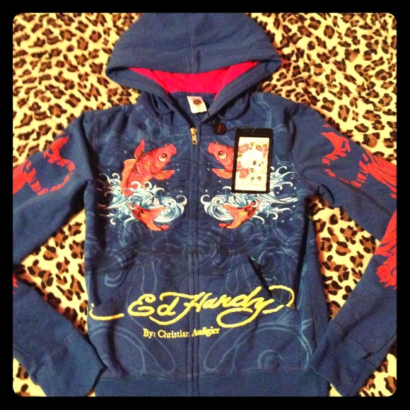 Brand new Ed Hardy jacket with tags!💘
