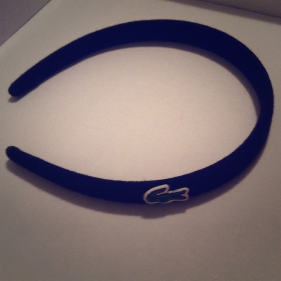 Black Lacoste headband