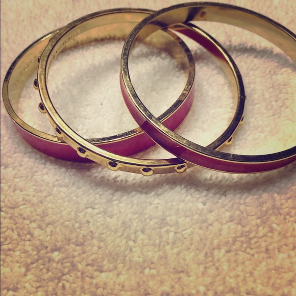 SOLD!!!!!!!!  Authentic Kate Spade set of 3 bangle