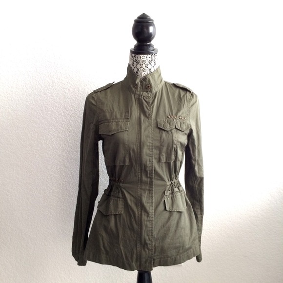*S🚫LD* Army Green Military Jacket