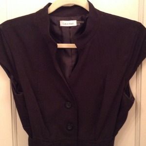 Calvin Klein button front dress