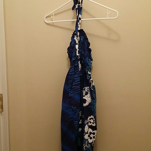 Printed Hawaiian cover dress