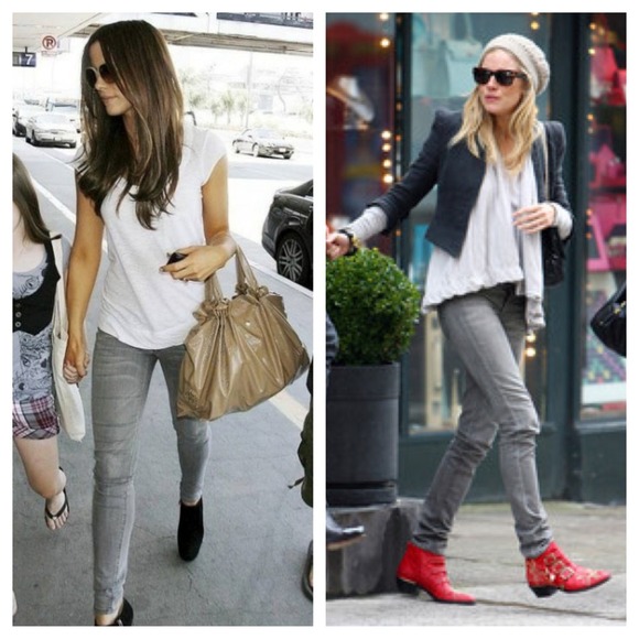 Genetic Denim 'Shane' Skinny Jeans in Grey