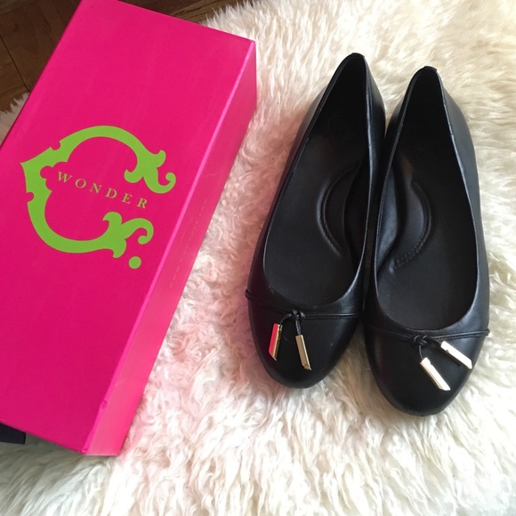 C Wonder Shoes - C wonder black leather flats- reva like!