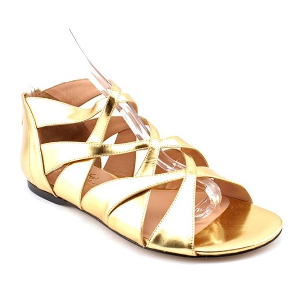 Alejandro Ingelmo Gold Sandals