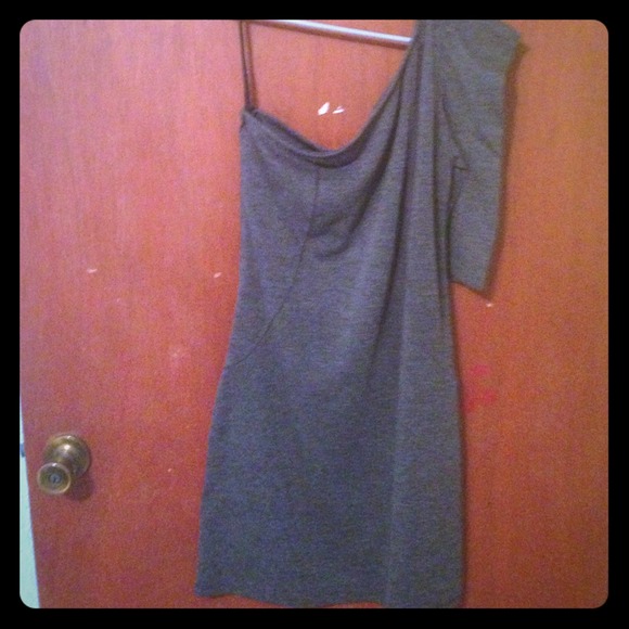 Gray cocktail dress!!