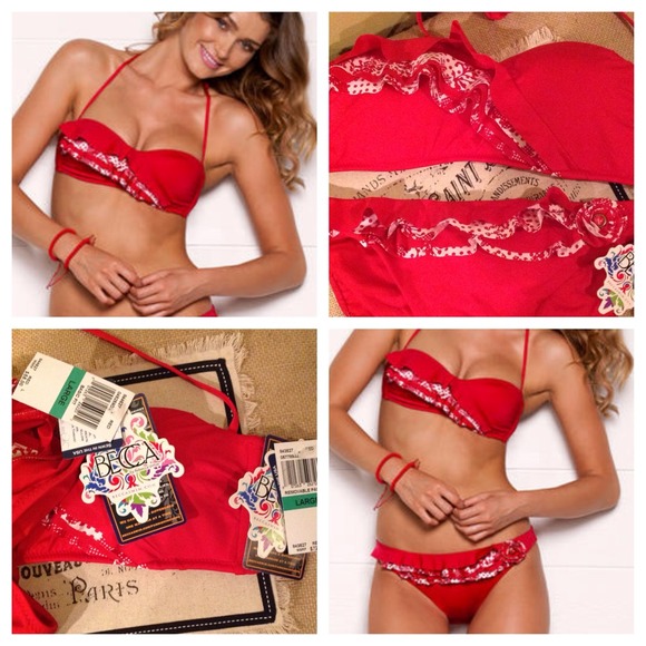 Becca Outerwear - 🇺🇸Becca Two-Piece American Beauty Bathing Suit